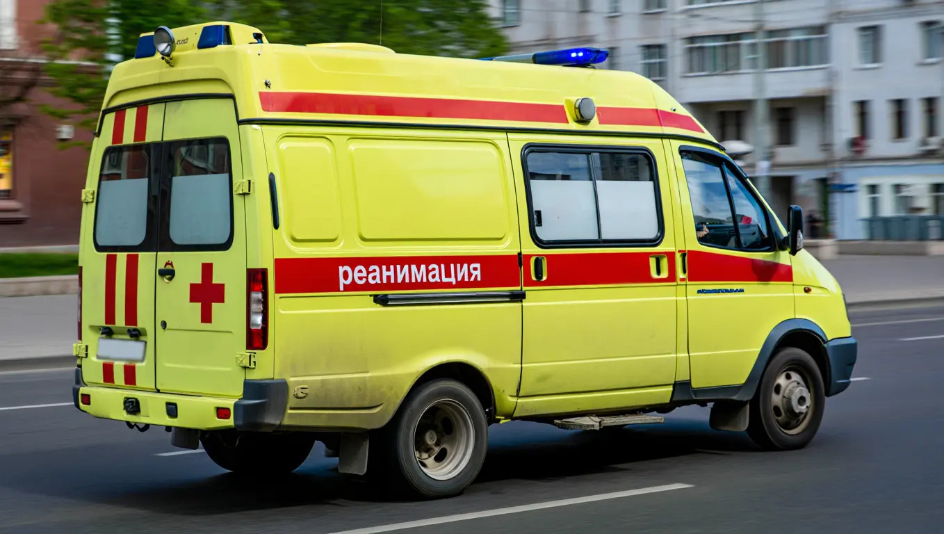 Реанимобиль на улице